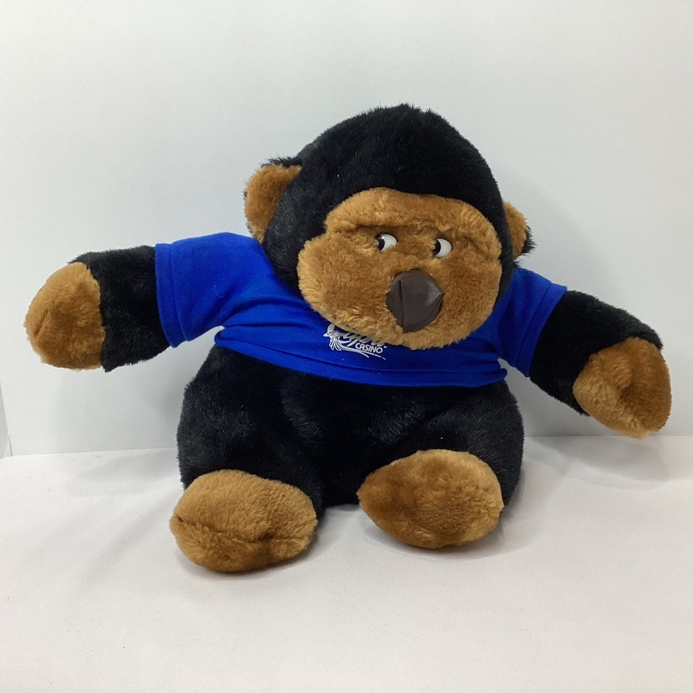 Capri Casino Plush Monkey Stuffed Animal Souvenir Blue Shirt I Went Bananas At